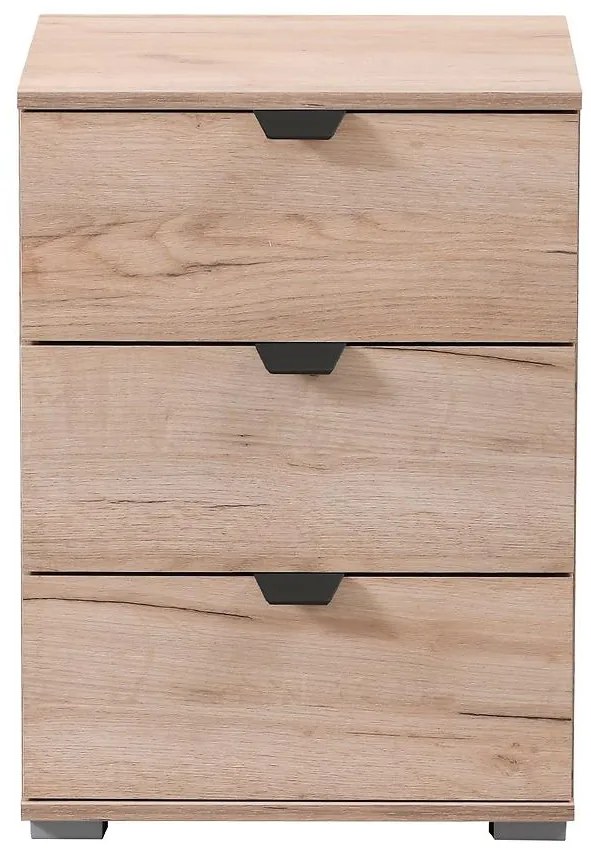 Nočný stolík Duerto 3F šedá dub 11008315