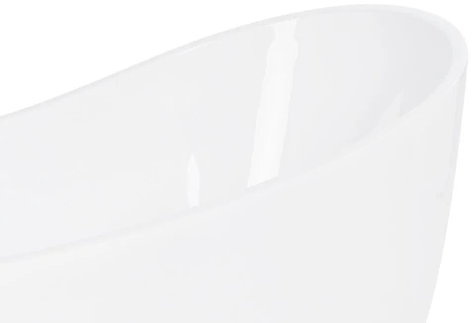 Voľne stojaca vaňa 170 x 77 cm biela ANTIGUA Beliani
