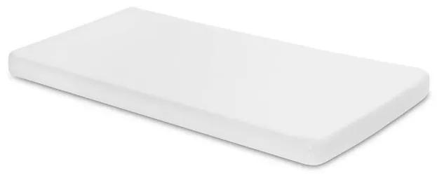Sensillo Nepremokavá plachta do postieľky Jersey Jednofarebná Farba: Biela, Veľkosť: 140 x 70 cm