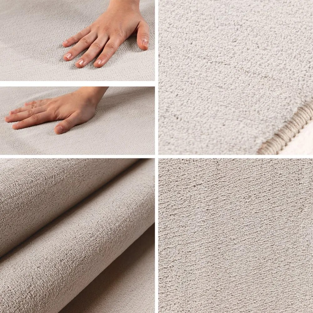 Krémový prateľný okrúhly koberec ø 120 cm Sky – Ayyildiz Carpets