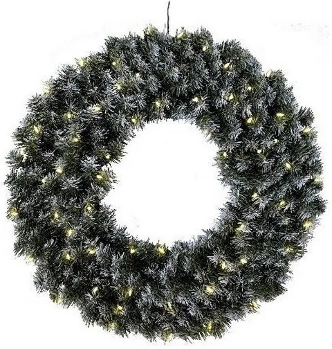 Eglo 410927 - LED Vonkajší vianočný veniec EDMONTON 60xLED/0,064W/3/230V IP44