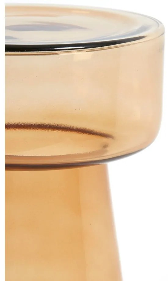 Sklenený okrúhly odkladací stolík ø 30 cm Dakwa – Light &amp; Living