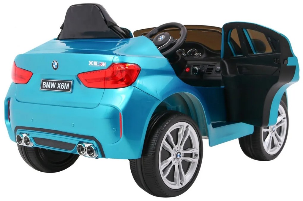 Elektrické autíčko BMW X6 M lakované - modré