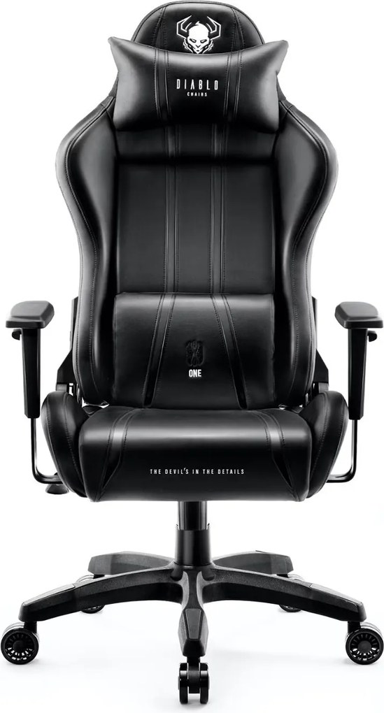 Diablo Chairs - Herné kreslo Diablo X-One 2.0 King: čierno-čierné
