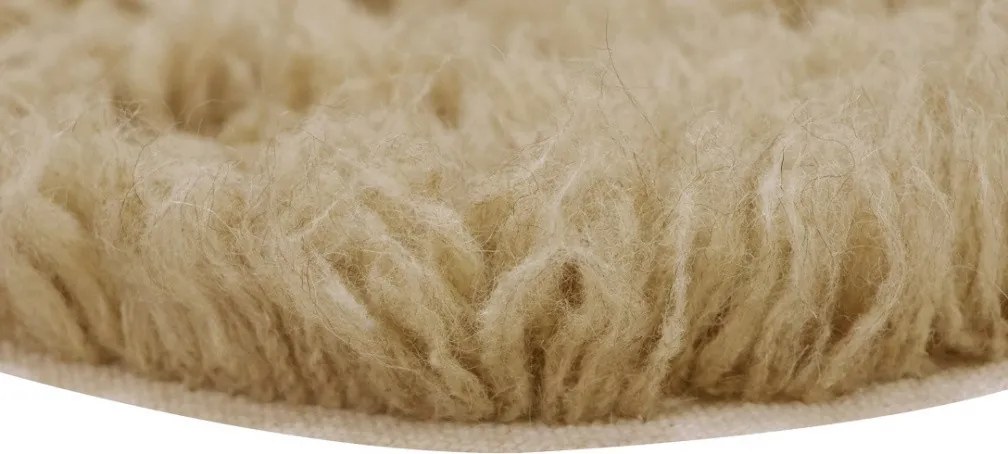 Lorena Canals, DOPREDAJ: 75x110 tvar kožešiny cm Vlněný koberec Woolly - Sheep Beige, 75x110 tvar kožušiny, béžová, detská izba