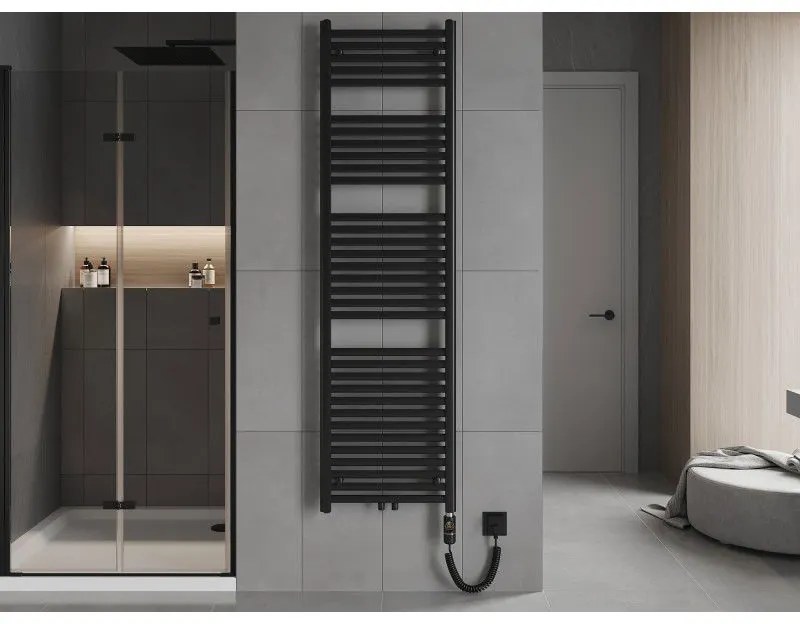 Mexen Hades, elektrické vykurovacie teleso 1800 x 500 mm, 900 W, čierna, W104-1800-500-2900-70