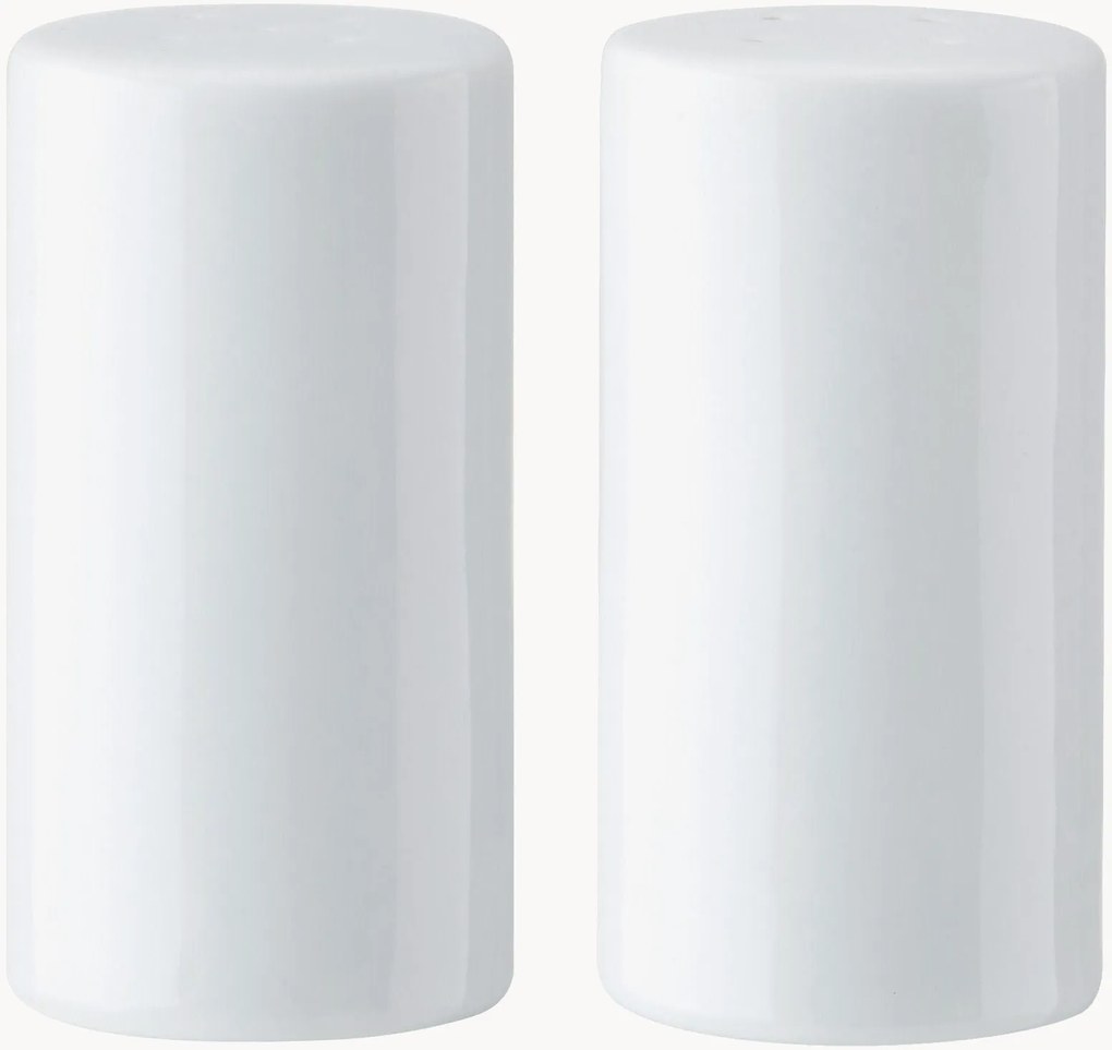 Soľnička a korenička z porcelánu Chalk