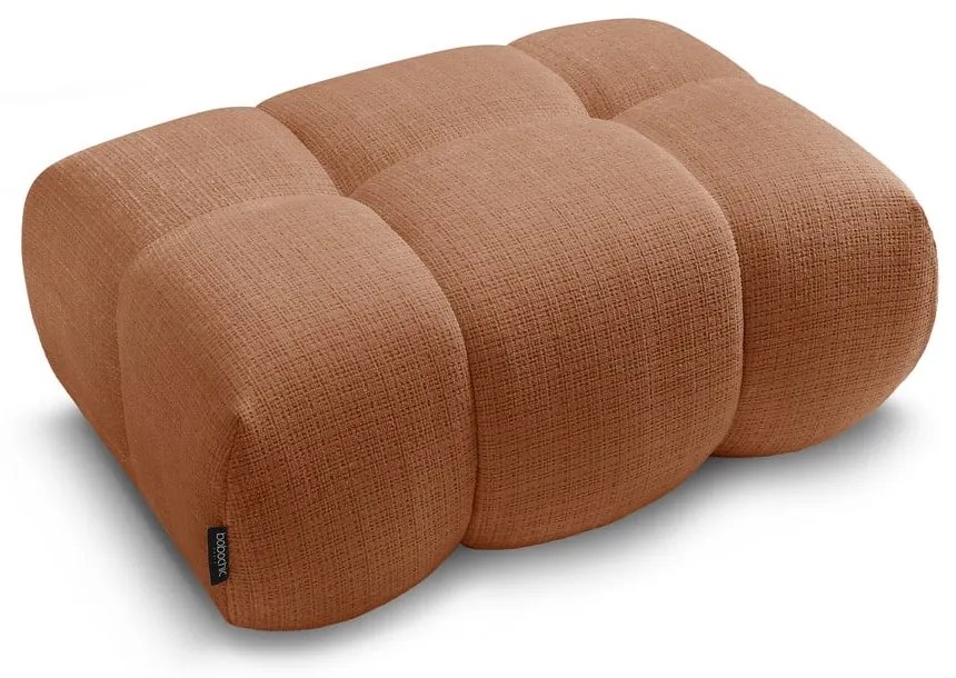 Ženilková podnožka v tehlovej farbe Ivane – Bobochic Paris