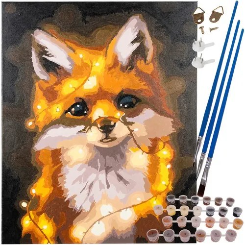 Maľovanie podľa čísel 40x50cm - líška Maaleo 22782 75909