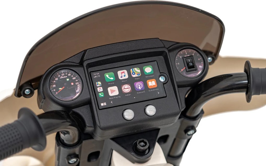 Ramiz Chopper INDIAN Biela motorka pre dieťa