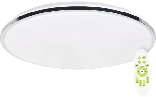 LED stropné svietidlo Top Light Silver KXL RC 51W 5100lm 3000-6500K strieborné s diaľkovým ovládaním