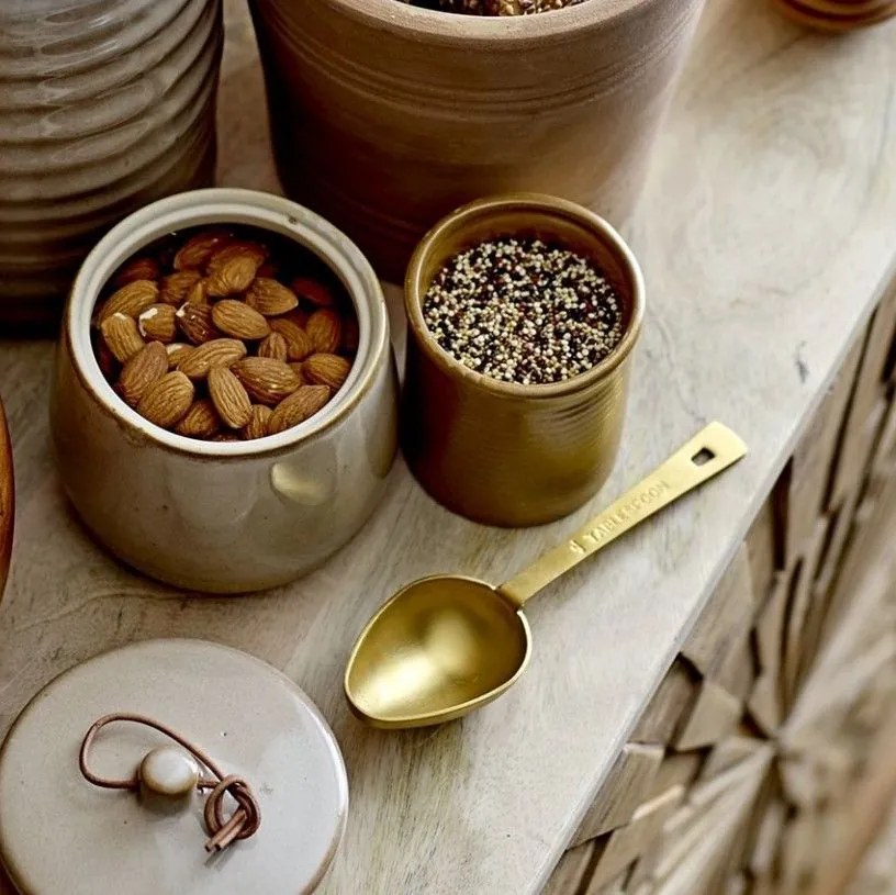 Bloomingville Nerezové odmerky Gold Spoon