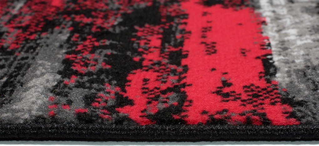 TA Koberec Z905E BLACK MAYA PP ESM Sivý Obdĺžnikový Rozmer: 80x150 cm