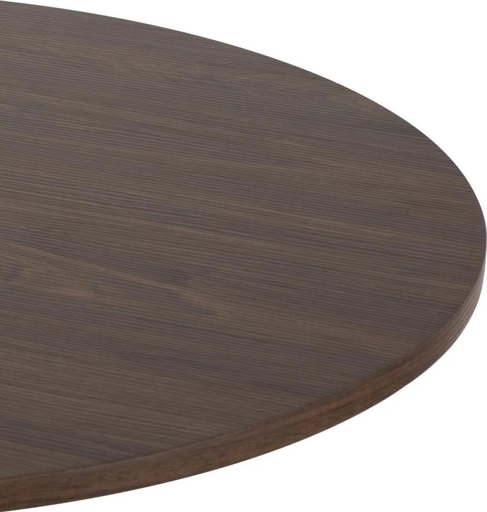 Jedálenský stôl AVENBERG ORBIS Ø100 hnedý