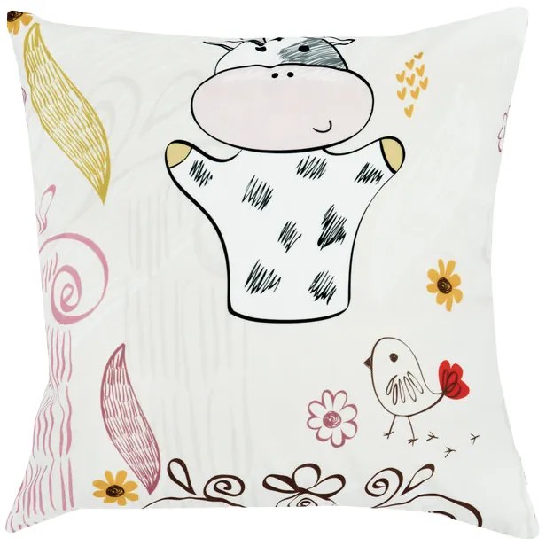 INTERMEDIC SK Dekoratívny vankúš Kravička 45x45 cm