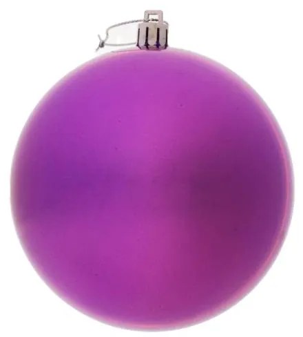 DECOLED Plastová koule, prům. 10 cm, fialová, 6 x lesklá