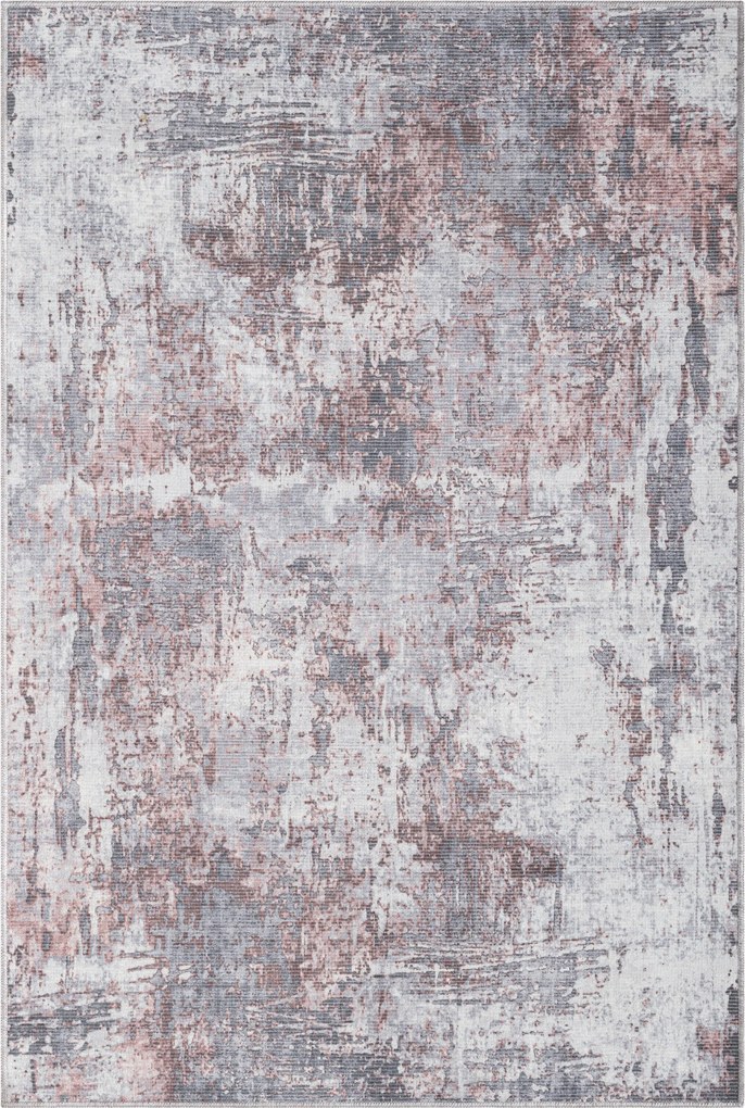 My Flair, Kusový koberec Avery grau/braun – na von aj na doma, 200x290, šedá, chodba / predsieň