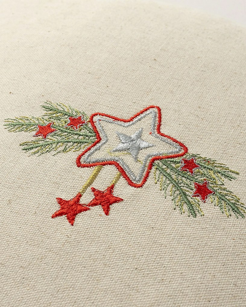 Obliečka na vankúš Star &amp; Holly 43x43 cm