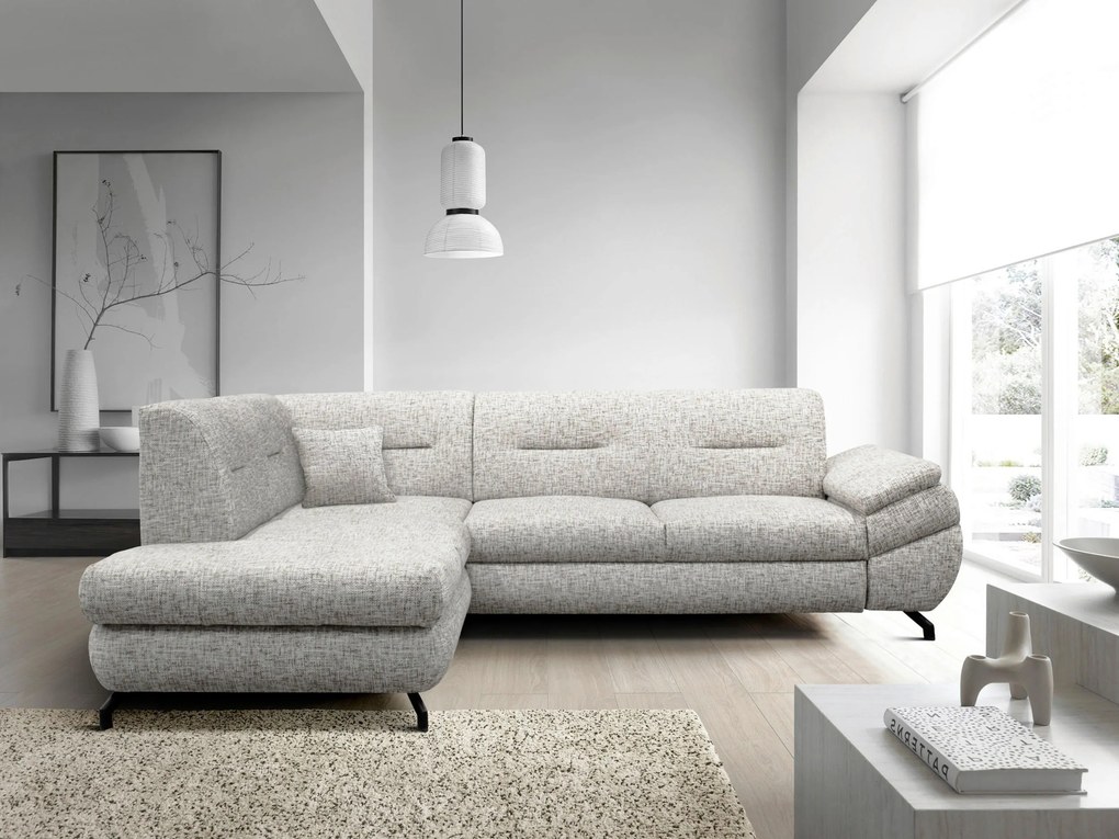 XXXLutz ROHOVÁ SEDAČKA, textil, béžová MID.YOU - Sedačky - 001574006901