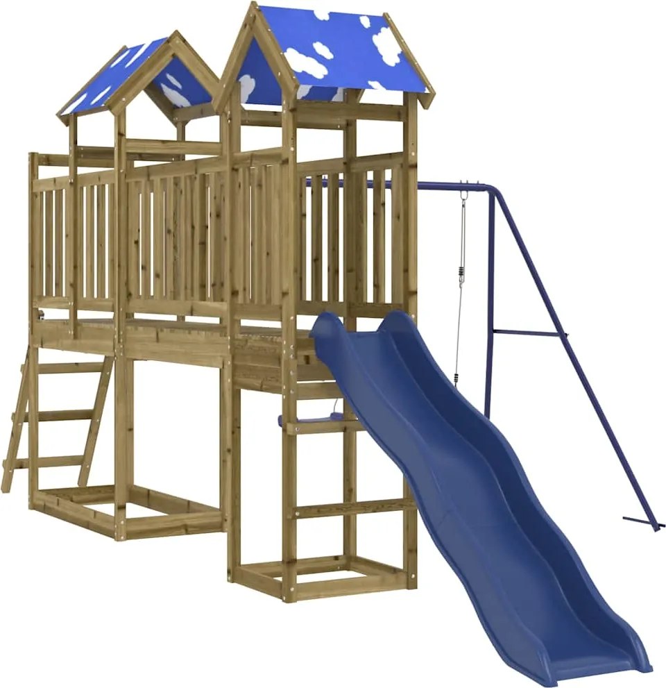 vidaXL Vonkajšia súprava na hranie impregnovaná borovica