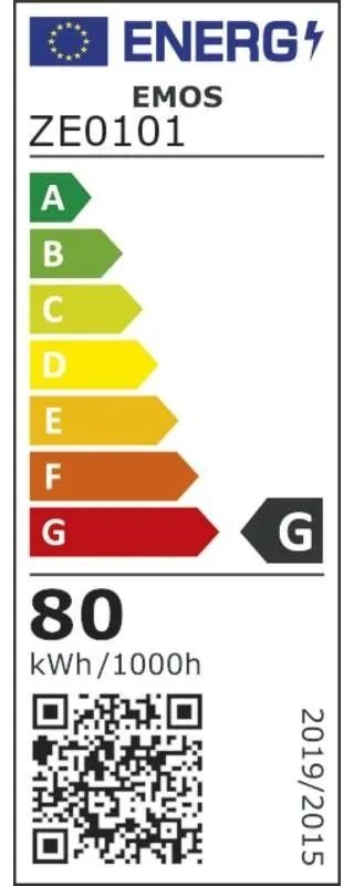 Emos Lineárna halogénová žiarovka J78 80W R7s teplá biela  ZE0101