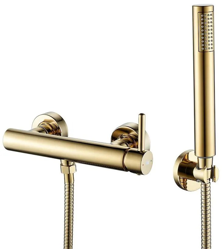 Batéria sprchová Ilma s vanovou súpravouzlatá