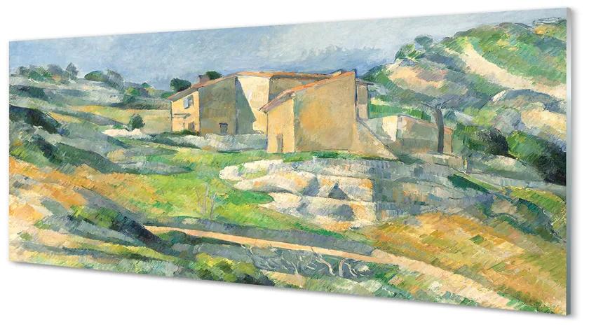 Obraz plexi Art maľoval dom na kopci 120x60 cm