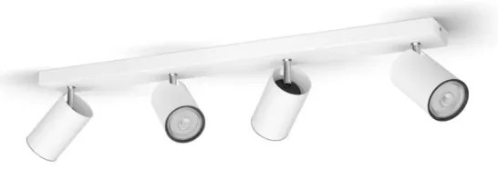 Philips - Bodové svietidlo KOSIPO 4xGU10/5,5W/230V