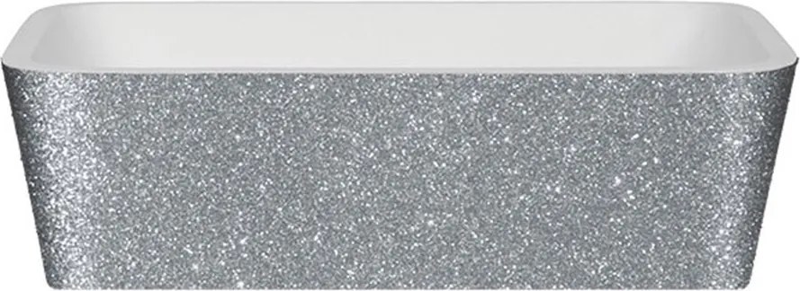 Besco Umývadlo na dosku z liateho mramoru Assos Glam S UM D 52x41x15 cm