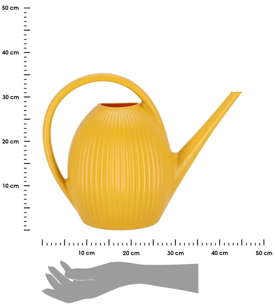 Esschert Design Kanva na polievanie Lemon, 9,5 l, žltá