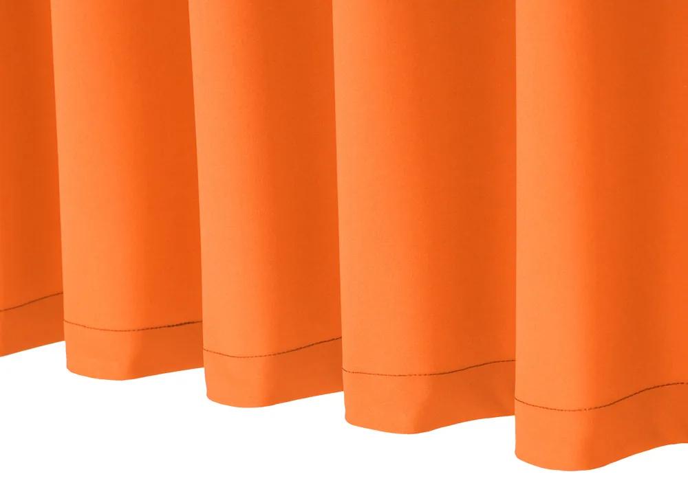 Biante Dekoračný záves Rongo RG-035 Oranžový 140x150 cm