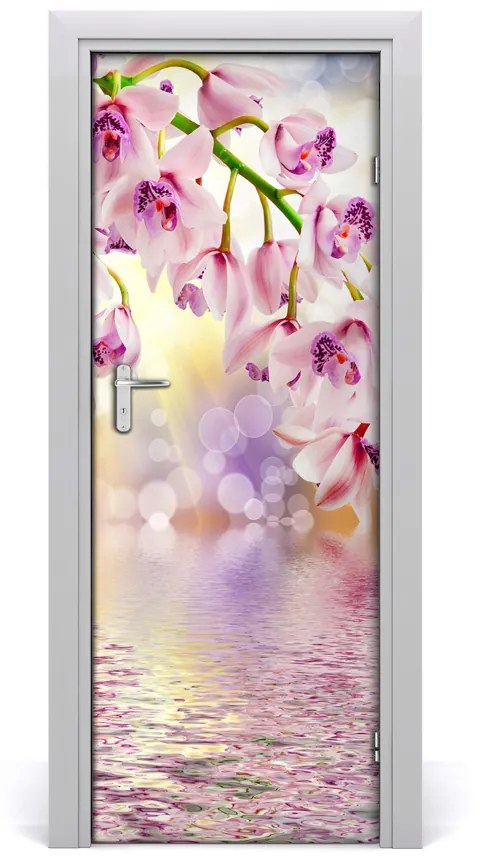 Fototapeta samolepiace orchidea 95x205 cm