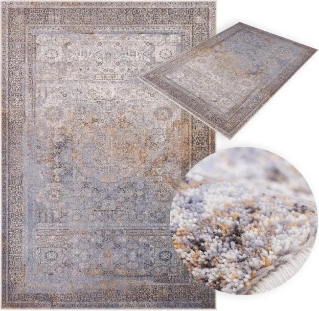 Koberec Dywilan Moon Super Mamluk tmavosivý