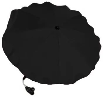 Slnečník na kočík čierny