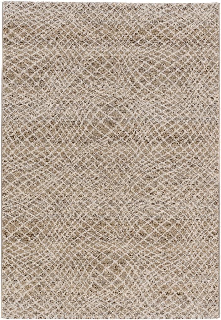 Astra - Golze koberce Kusový koberec Carpi 151006 Stripes Beige - 200x290 cm