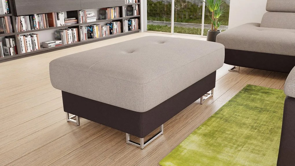 Taburetka Alvin, Dostupné poťahy: ekokoža Soft 017 (biela) + Lux 06