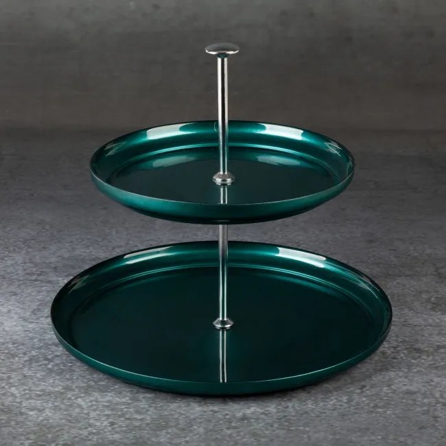 Stojan na koláče ELENA 01 tyrkysový