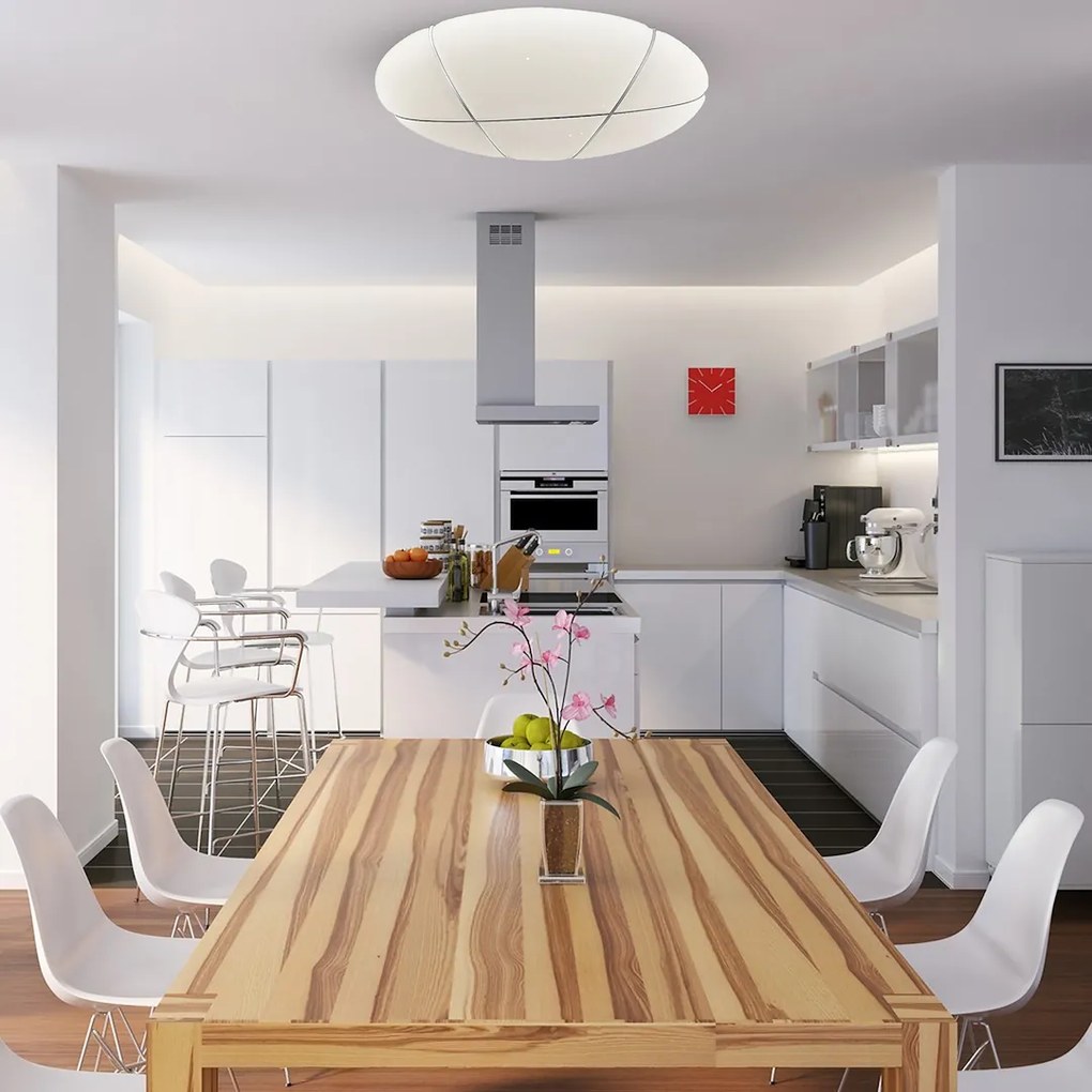 Stropné LED svietidlo Bob, 1x LED 40w, 3000-6000k, w, s ovládačom