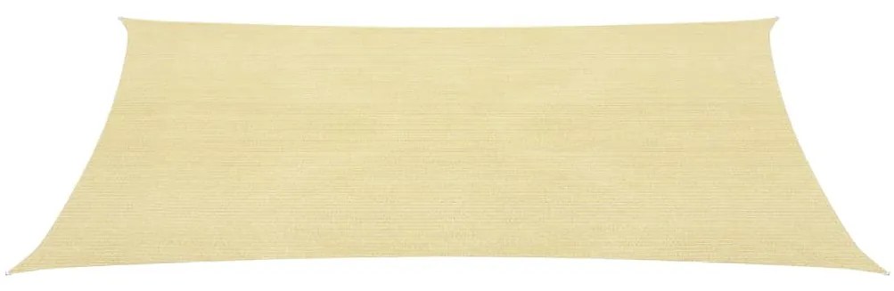 vidaXL Tieniaca plachta 160 g/m² béžová 7x7 m HDPE