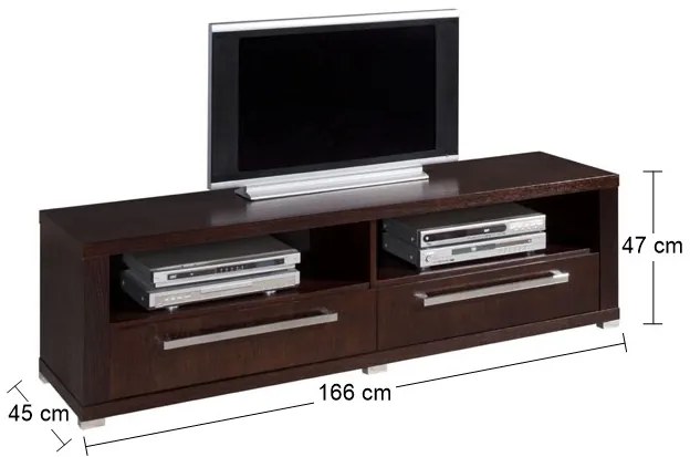 TV stolík Remi 2S - drevo D16