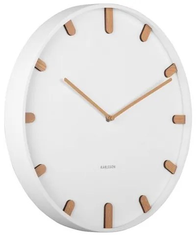 Karlsson 5942WH dizajnové nástenné hodiny 40 cm