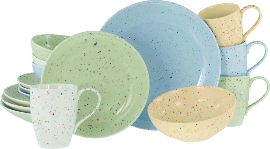 XXXLutz KOMBINOVANÝ SERVIS Confetti 16-dielne Creatable - Online Only bytové doplnky - 007768057002