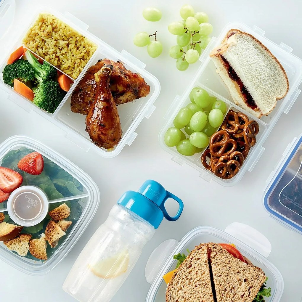 dóza Lock s priehradkami 0,8 l