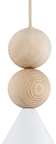 Argon 8632 - Luster na lanku KEGEL 1xE27/15W/230V biela