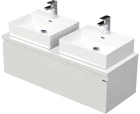 Kúpeľňová skrinka s dvojumývadlom Intedoor LETTY 120 cm LE DESK 120D 1Z