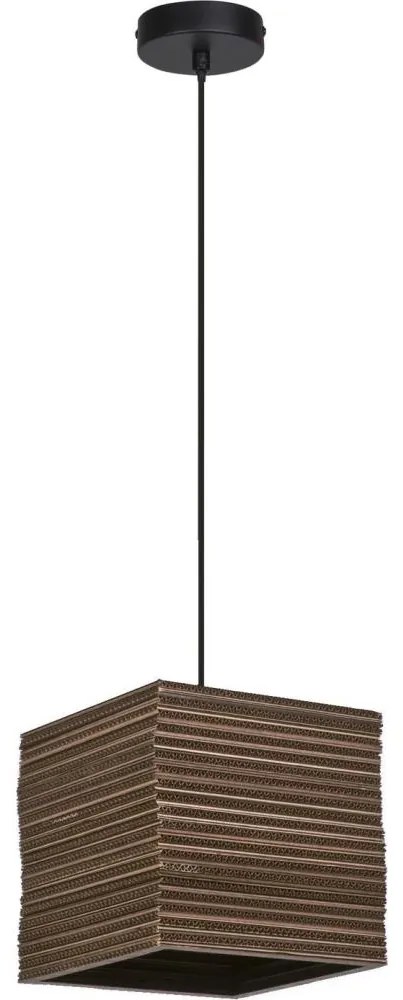 Ledvance - Luster na lanku DECOR CARDBOARD 1xE27/15W/230V 25x25 cm