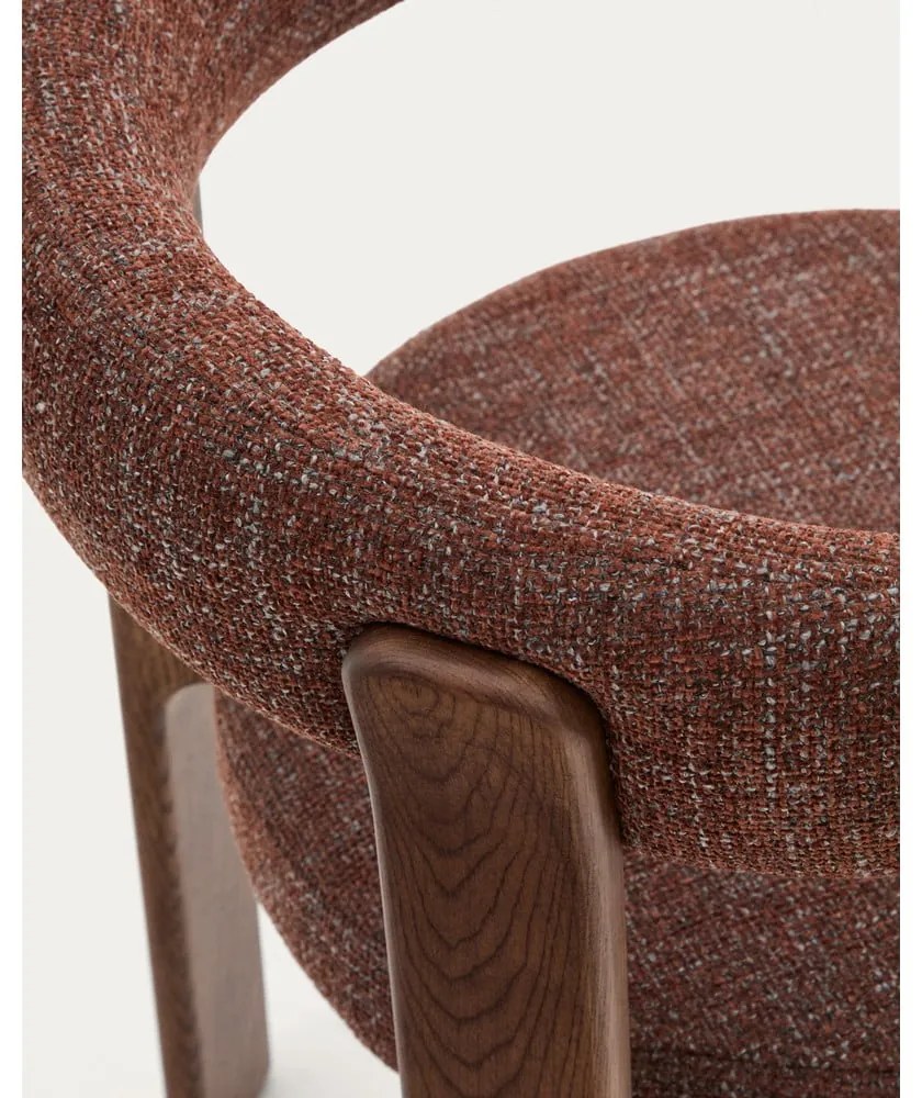 Hnedá jedálenská stolička z jaseňového dreva Granite – Kave Home