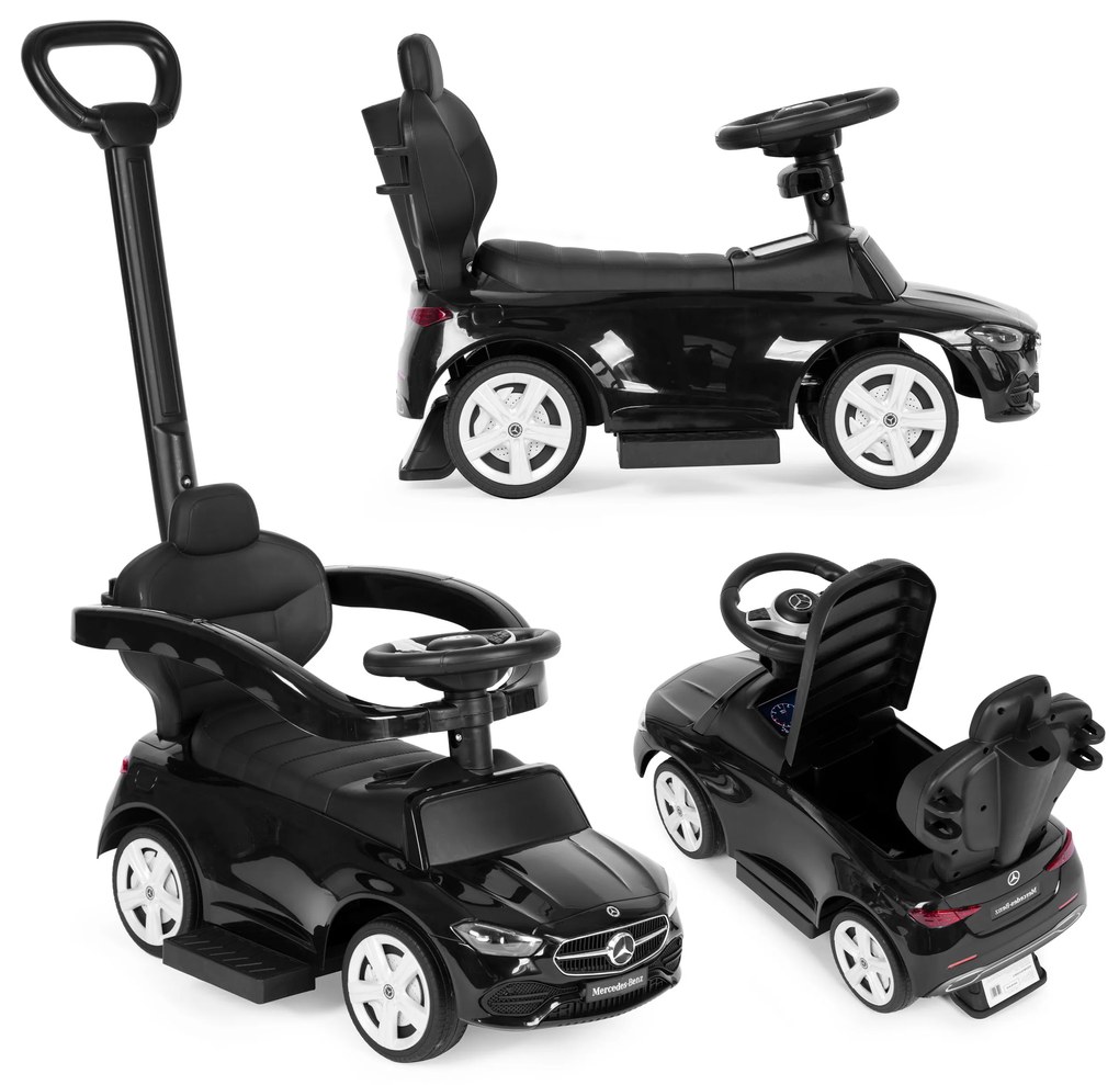 Odrážadlo Mercedes C CLASS, interaktívny volant, BLACK