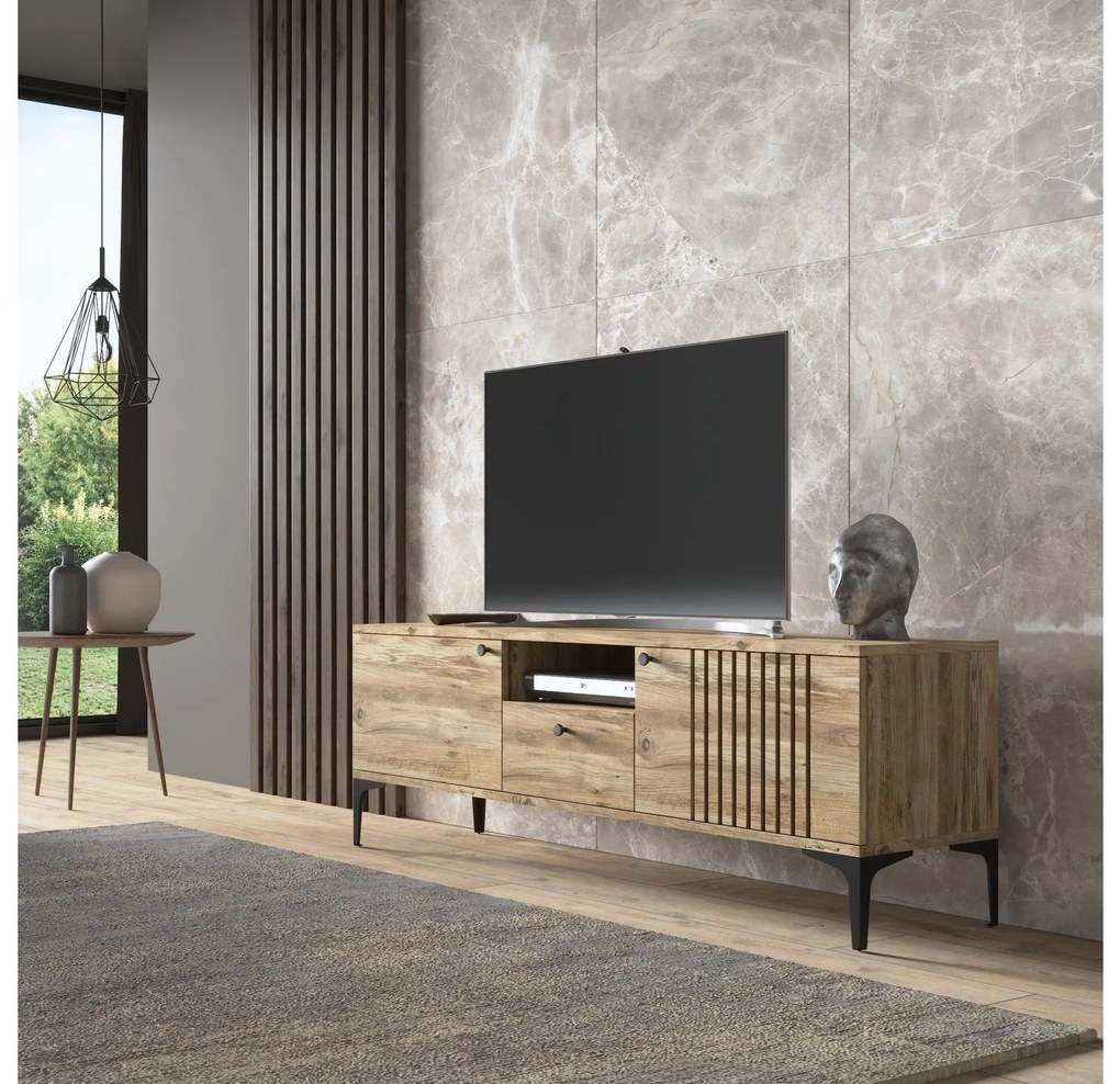 TV stolík/skrinka Franc 18 (borovica atlantická). Akcia -16%. Vlastná spoľahlivá doprava až k Vám domov. 1107886
