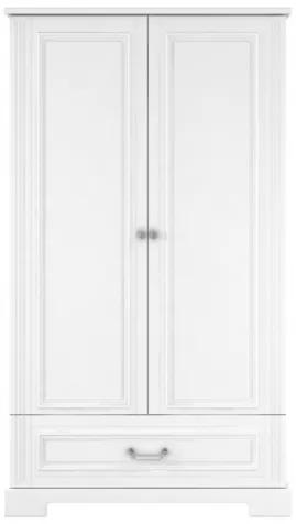 Šatníková skriňa INES 2-dverová Farba: Biela